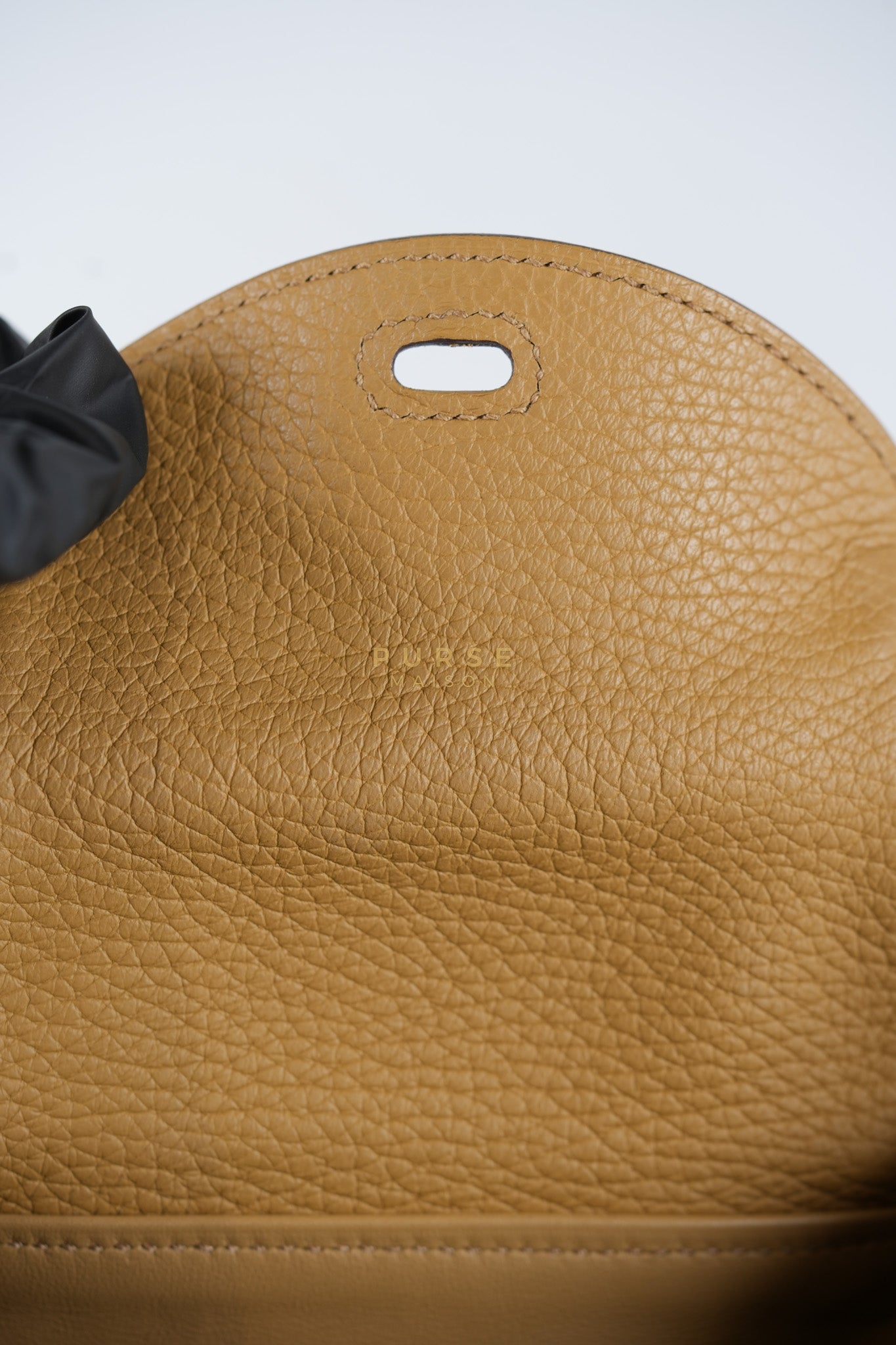 Mini Lindy Biscuit in Clemence Leather and Gold Hardware Stamp U (2022) | Purse Maison Luxury Bags Shop