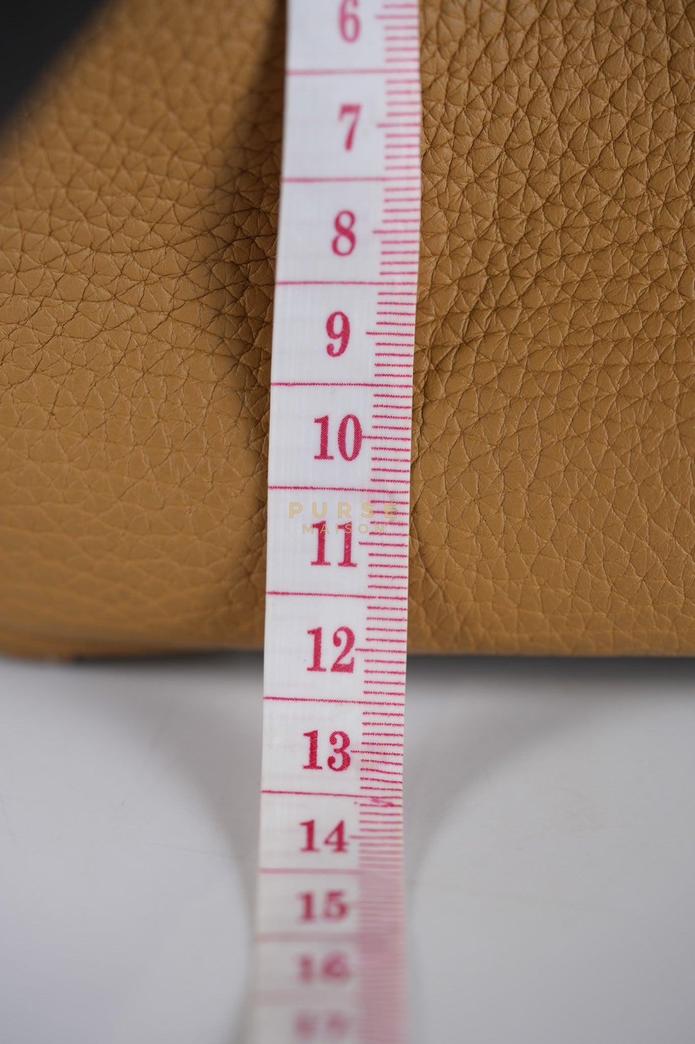 Mini Lindy Biscuit in Clemence Leather and Gold Hardware Stamp U (2022) | Purse Maison Luxury Bags Shop