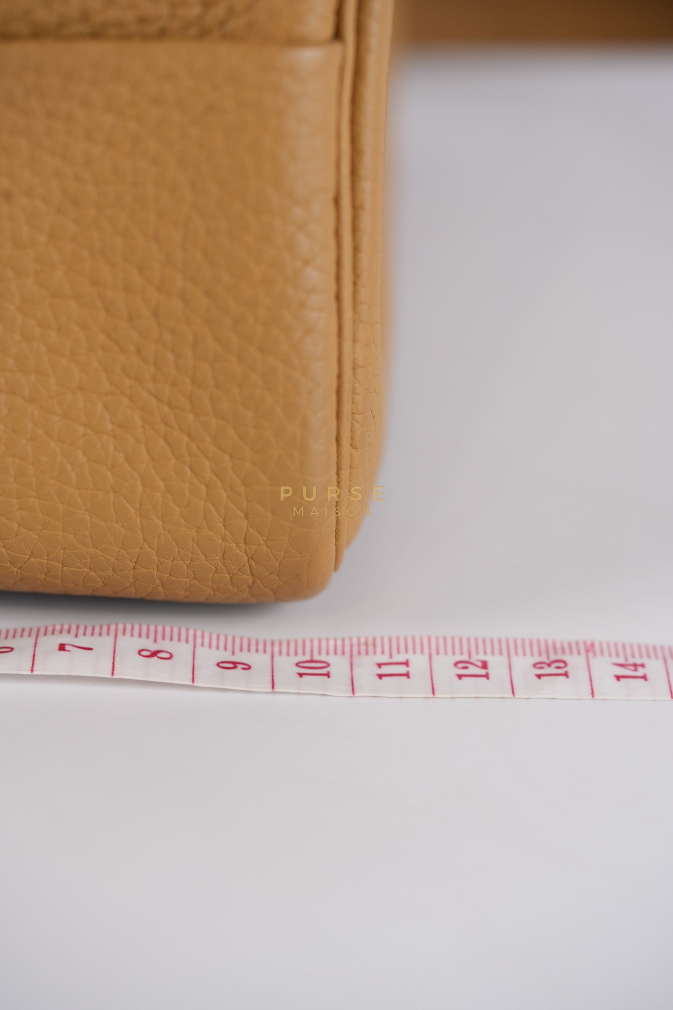 Mini Lindy Biscuit in Clemence Leather and Gold Hardware Stamp U (2022) | Purse Maison Luxury Bags Shop