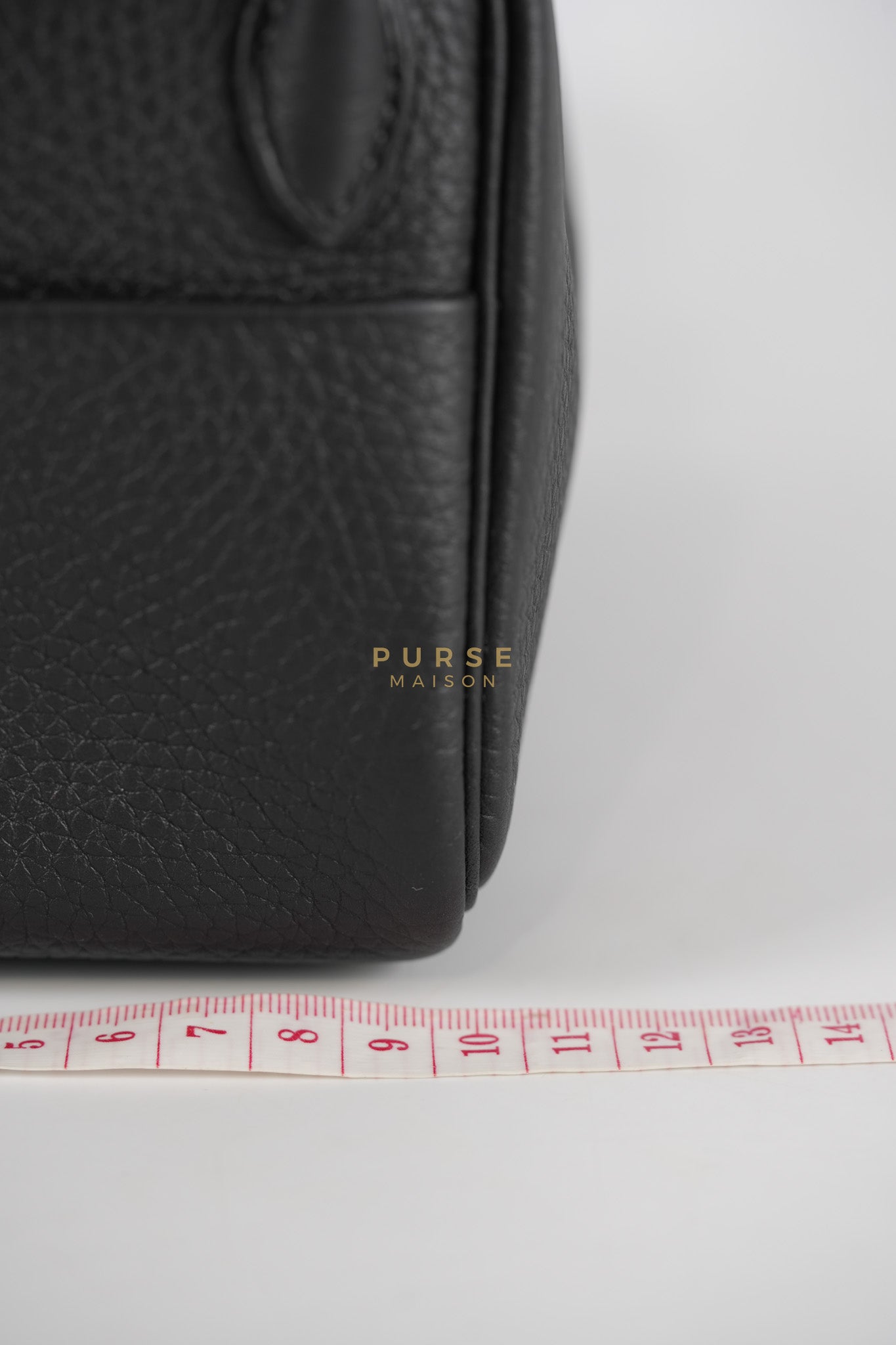 Mini Lindy Black in Togo Leather and Gold Hardware Stamp K (2025) | Purse Maison Luxury Bags Shop