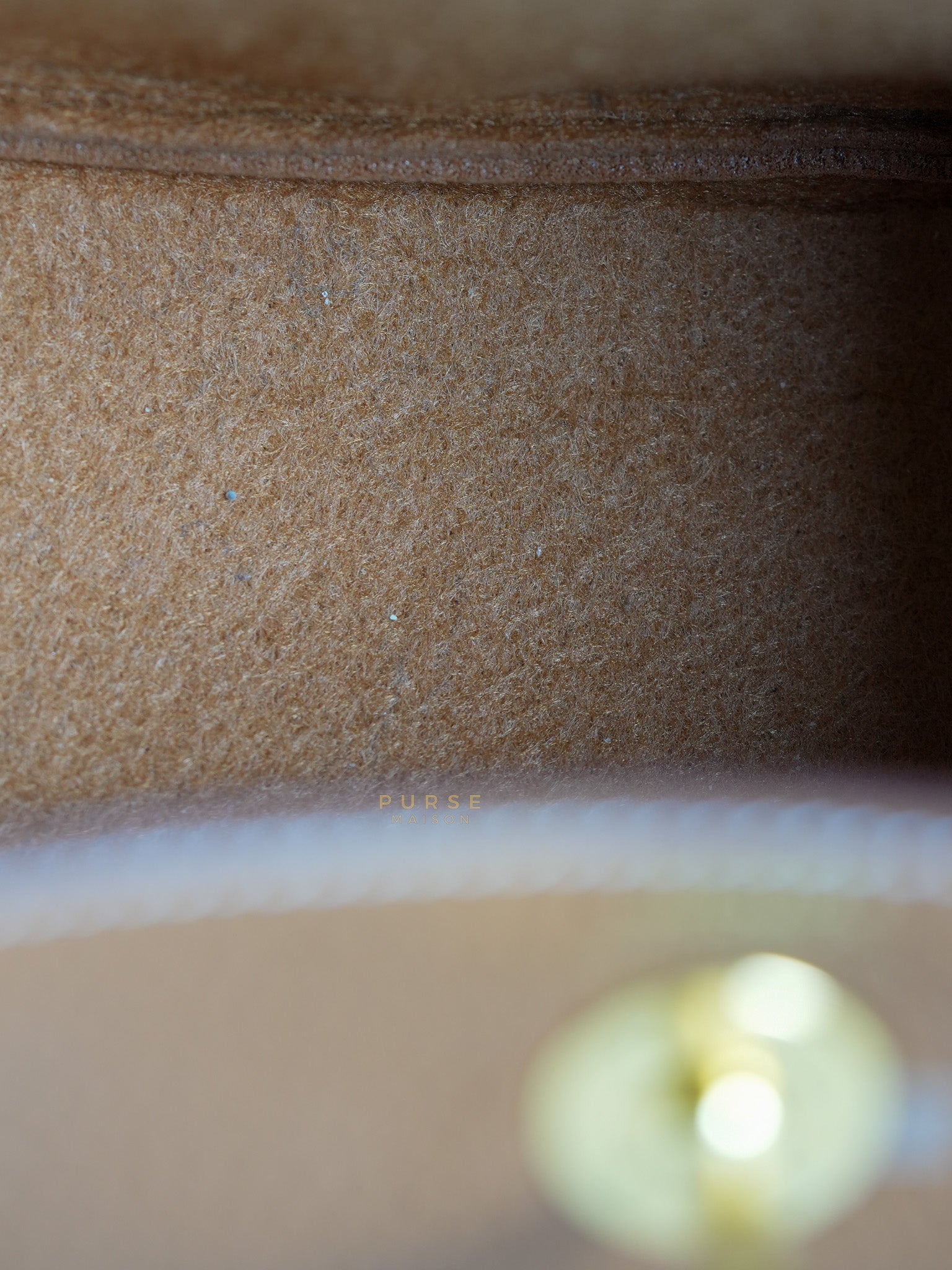 Mini Lindy Bag Gold Clemence Leather in Gold Hardware Stamp Z (2021) | Purse Maison Luxury Bags Shop