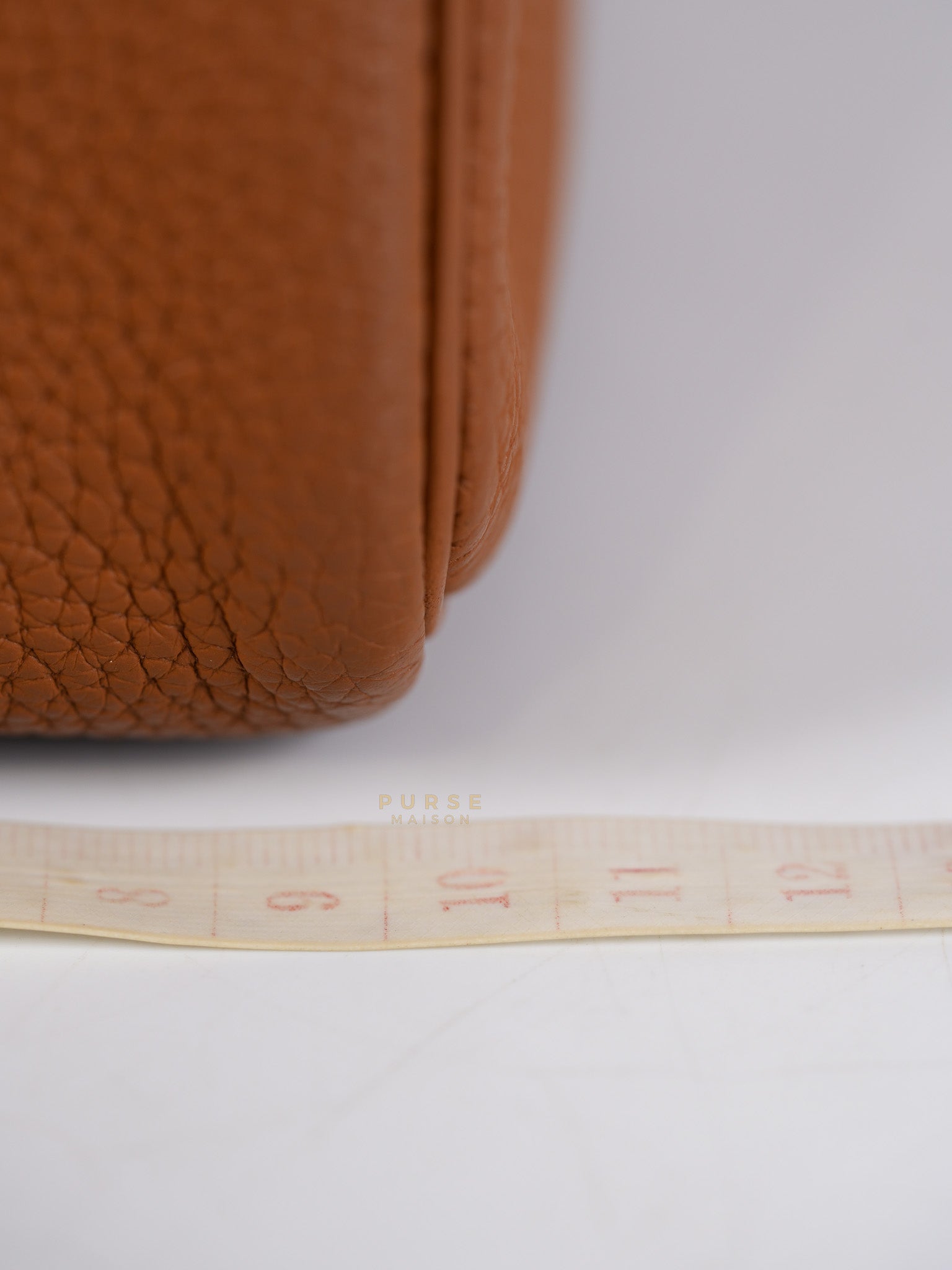 Mini Lindy Bag Gold Clemence Leather in Gold Hardware Stamp Z (2021) | Purse Maison Luxury Bags Shop