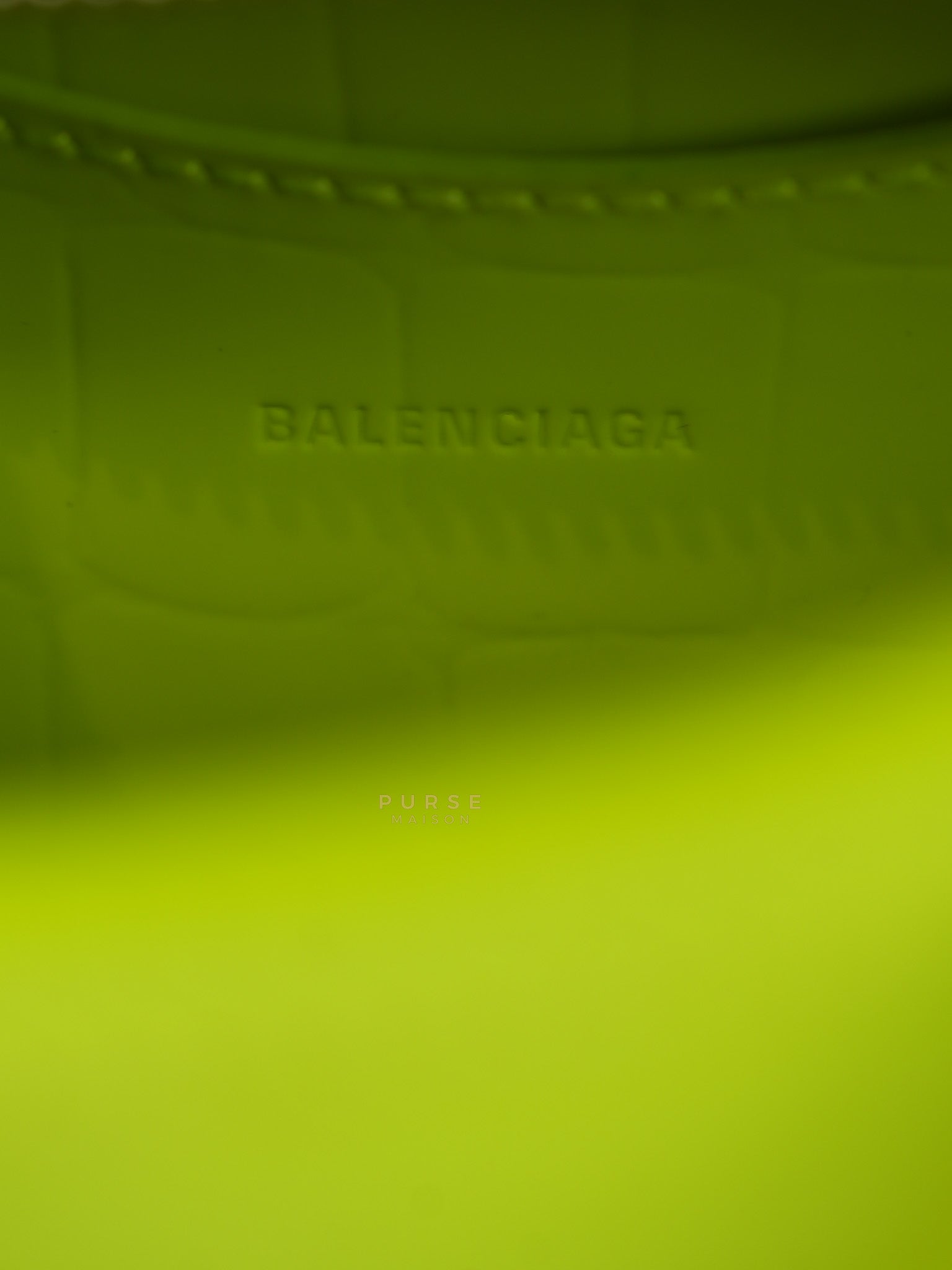 Mini Neo City Classic Neon Green Croc Embossed Bag | Purse Maison Luxury Bags Shop