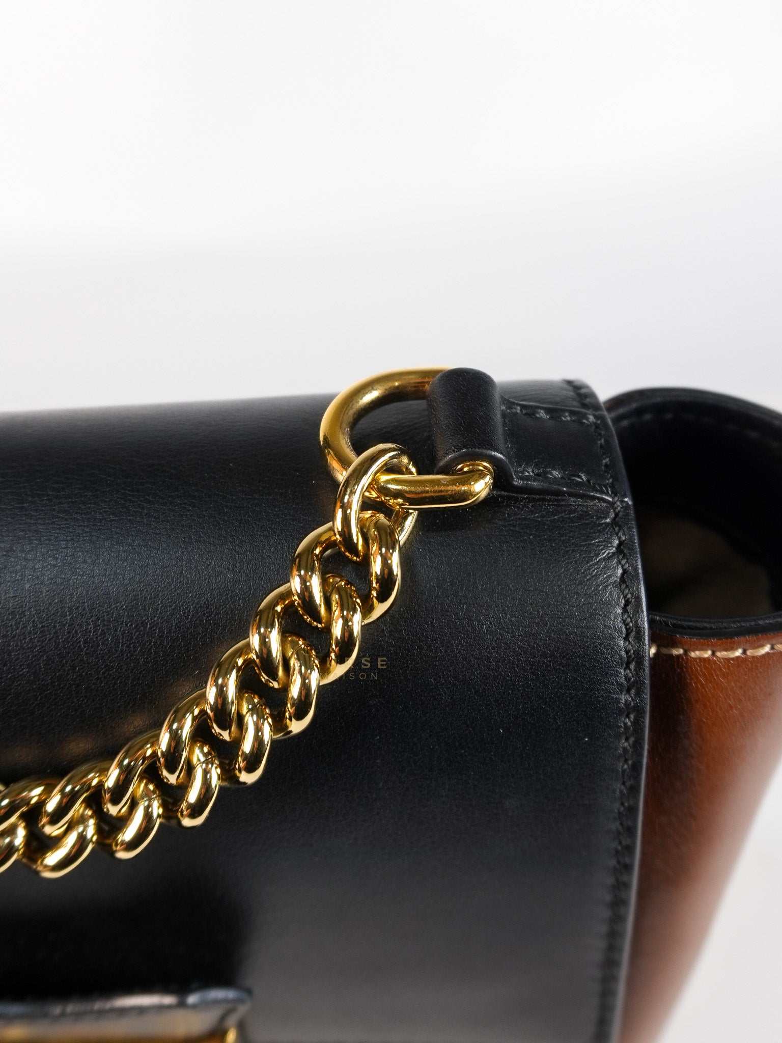 Mini Padlock Backpack GG Coated Canvas in Black & Brown Leather | Purse Maison Luxury Bags Shop