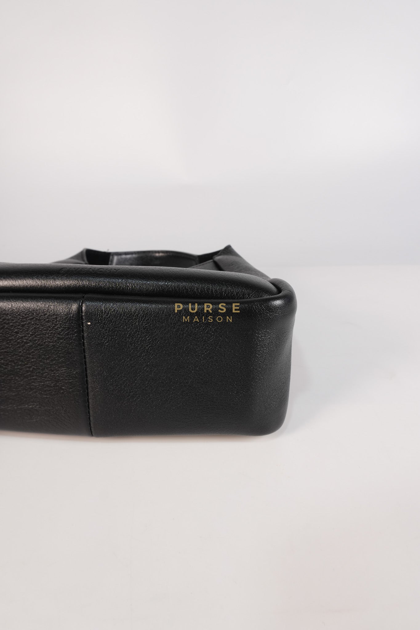 Mini Padlock Black Calfskin Leather Hobo Bag | Purse Maison Luxury Bags Shop