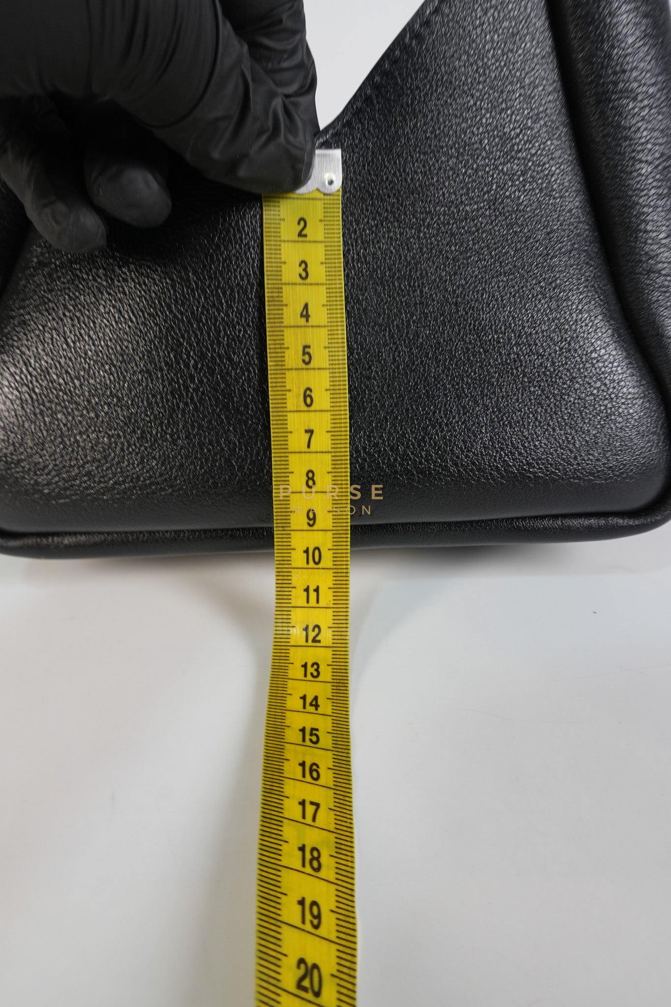 Mini Padlock Black Calfskin Leather Hobo Bag | Purse Maison Luxury Bags Shop