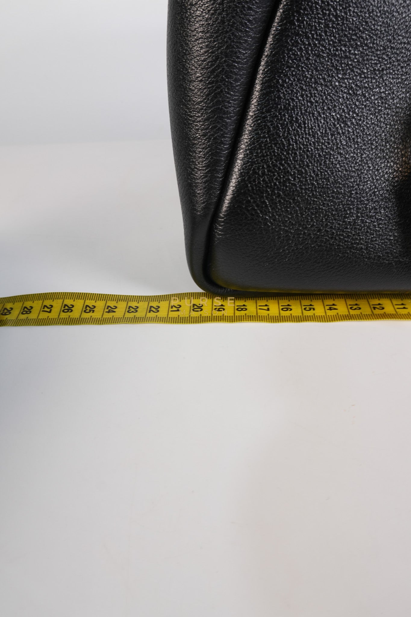 Mini Padlock Black Calfskin Leather Hobo Bag | Purse Maison Luxury Bags Shop