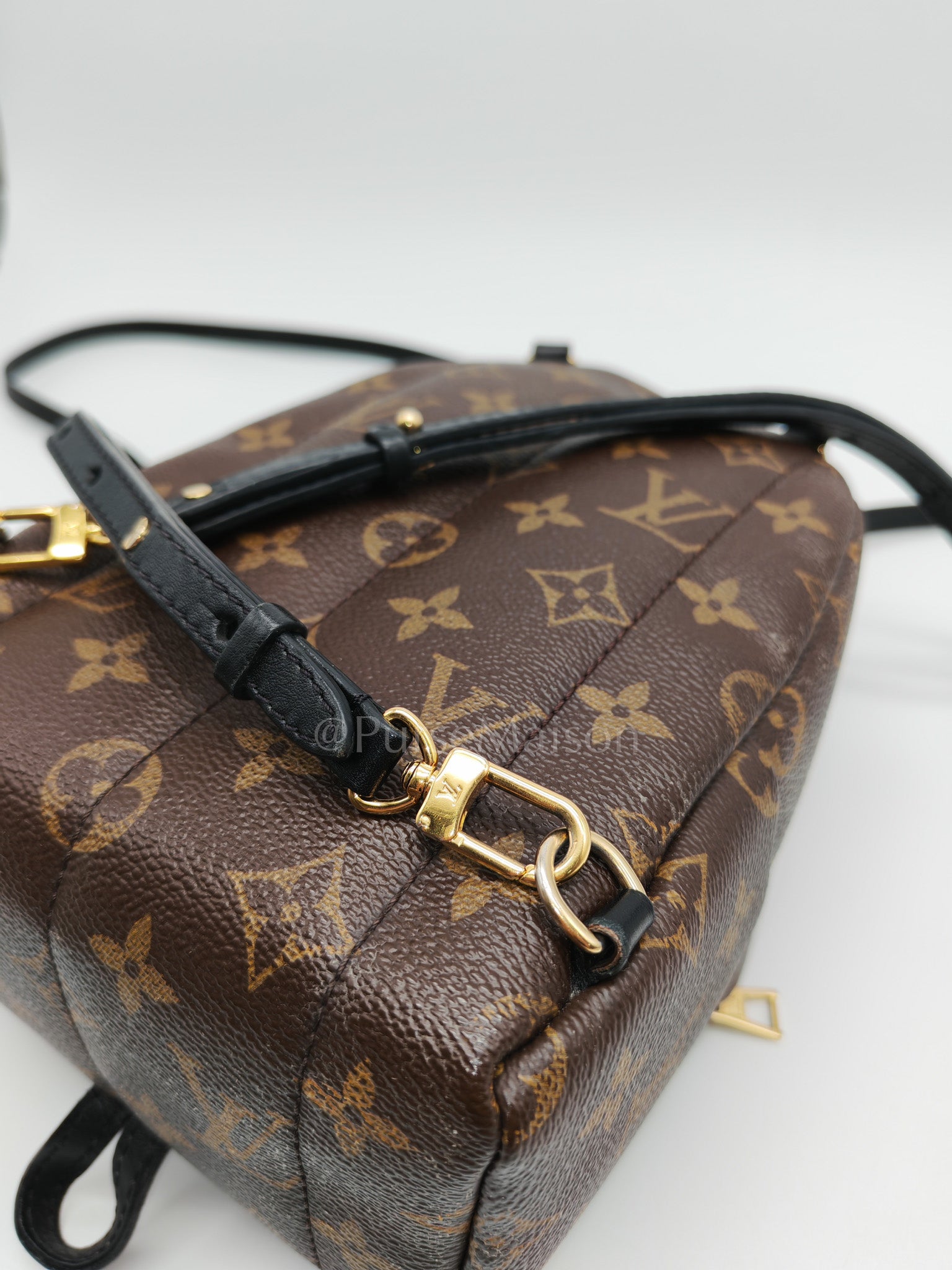 Mini Palm Spring Backpack in Monogram Canvas & Gold Hardware (Datecode: CA1148) | Purse Maison Luxury Bags Shop