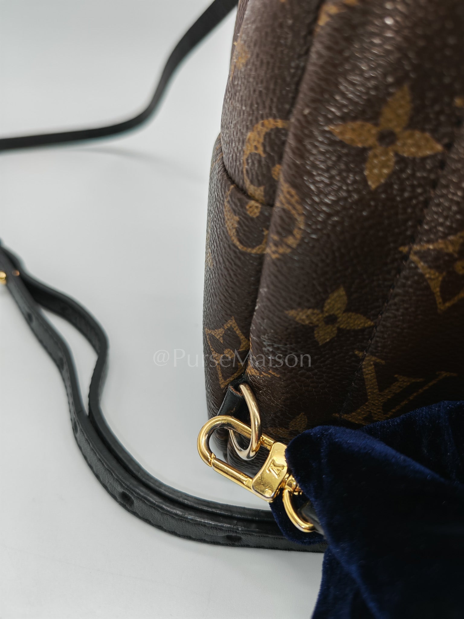 Mini Palm Spring Backpack in Monogram Canvas & Gold Hardware (Datecode: CA1148) | Purse Maison Luxury Bags Shop