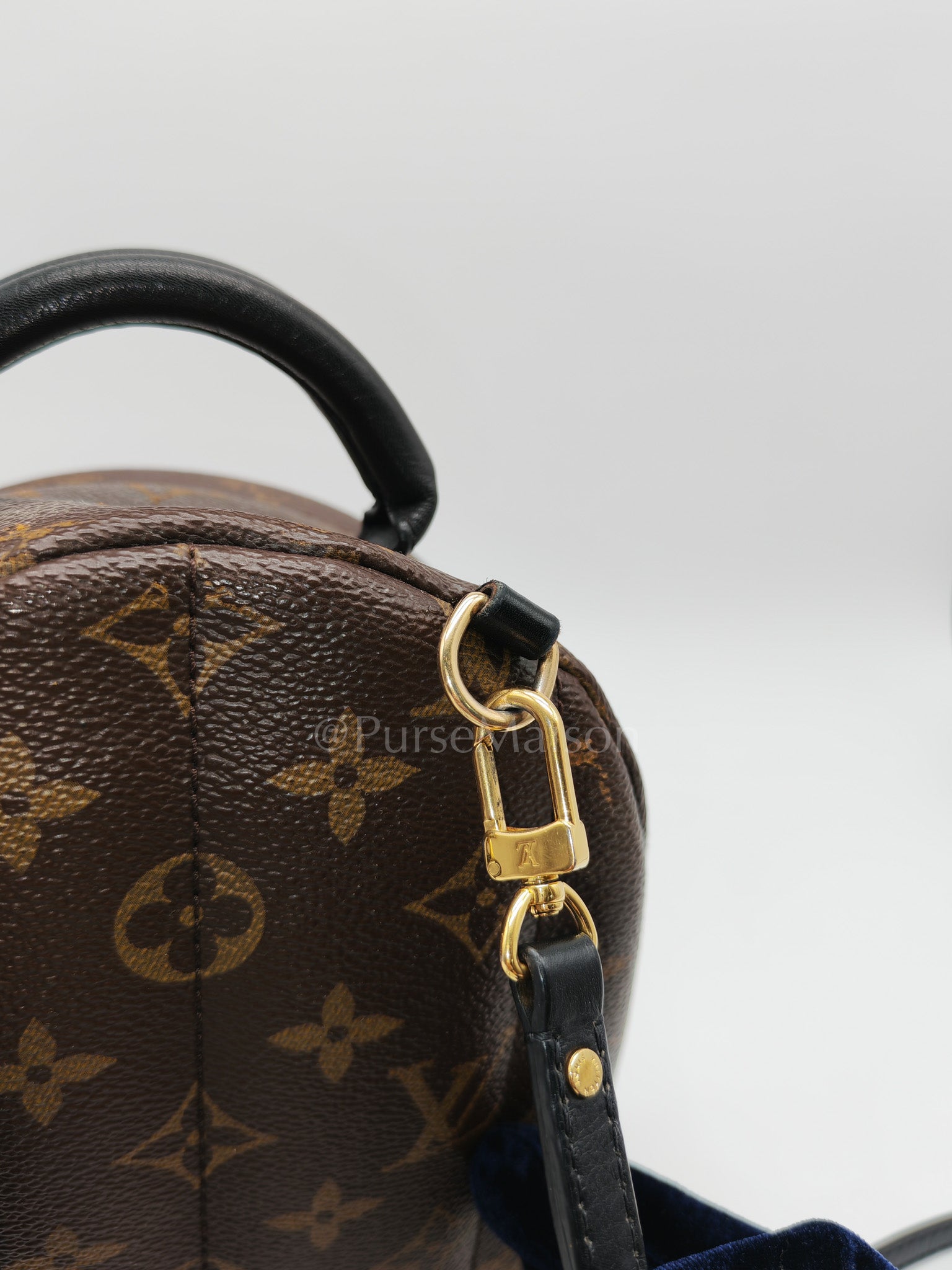 Mini Palm Spring Backpack in Monogram Canvas & Gold Hardware (Datecode: CA1148) | Purse Maison Luxury Bags Shop