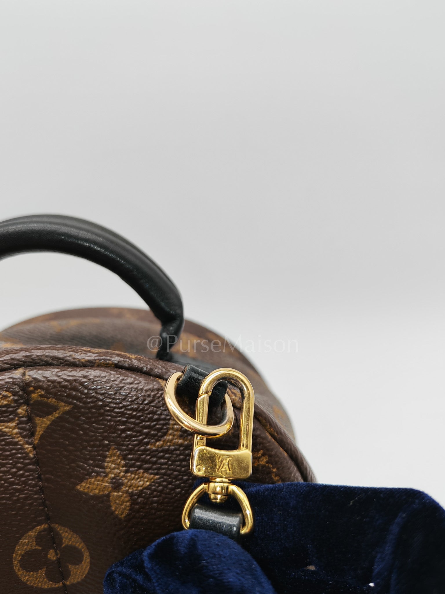 Mini Palm Spring Backpack in Monogram Canvas & Gold Hardware (Datecode: CA1148) | Purse Maison Luxury Bags Shop