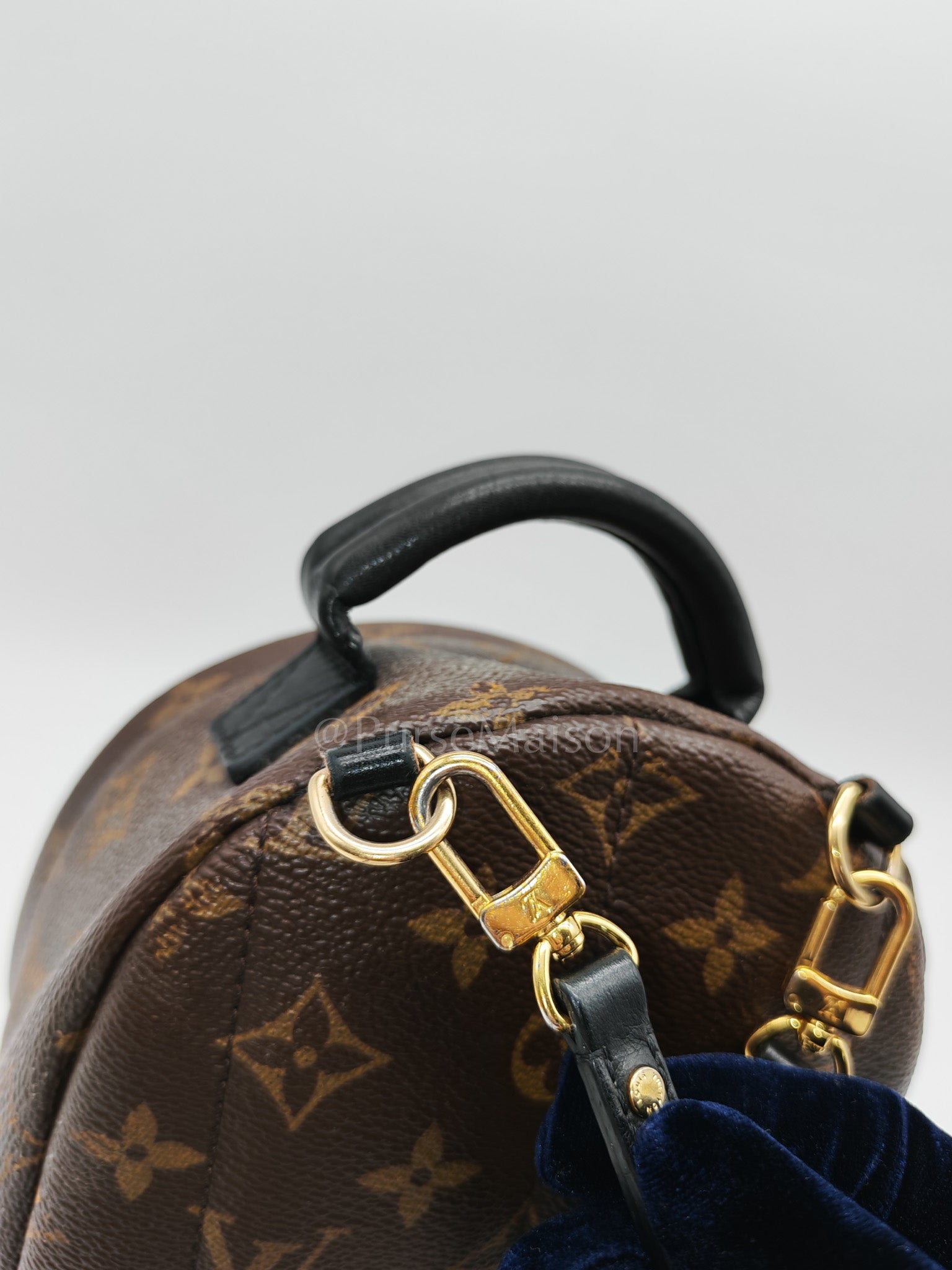 Mini Palm Spring Backpack in Monogram Canvas & Gold Hardware (Datecode: CA1148) | Purse Maison Luxury Bags Shop