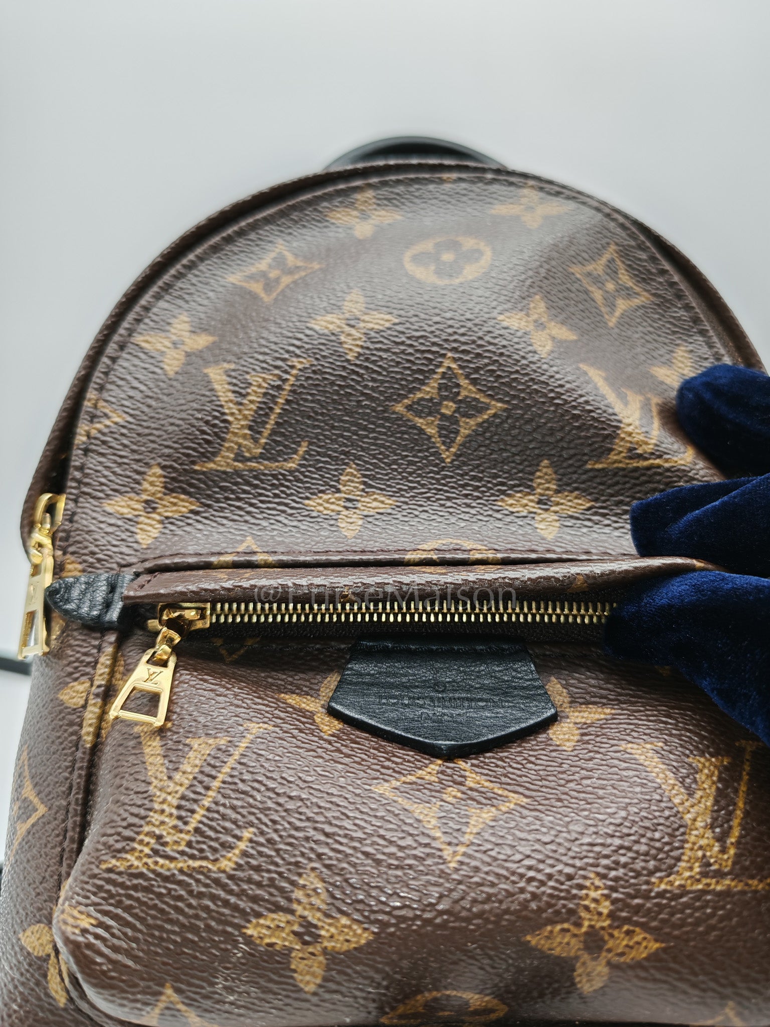 Mini Palm Spring Backpack in Monogram Canvas & Gold Hardware (Datecode: CA1148) | Purse Maison Luxury Bags Shop