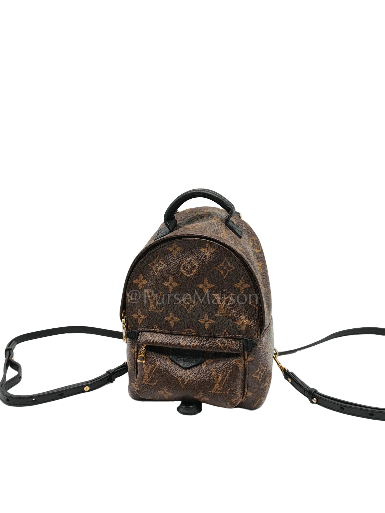 Mini Palm Spring Backpack in Monogram Canvas & Gold Hardware (Datecode: CA1148) | Purse Maison Luxury Bags Shop