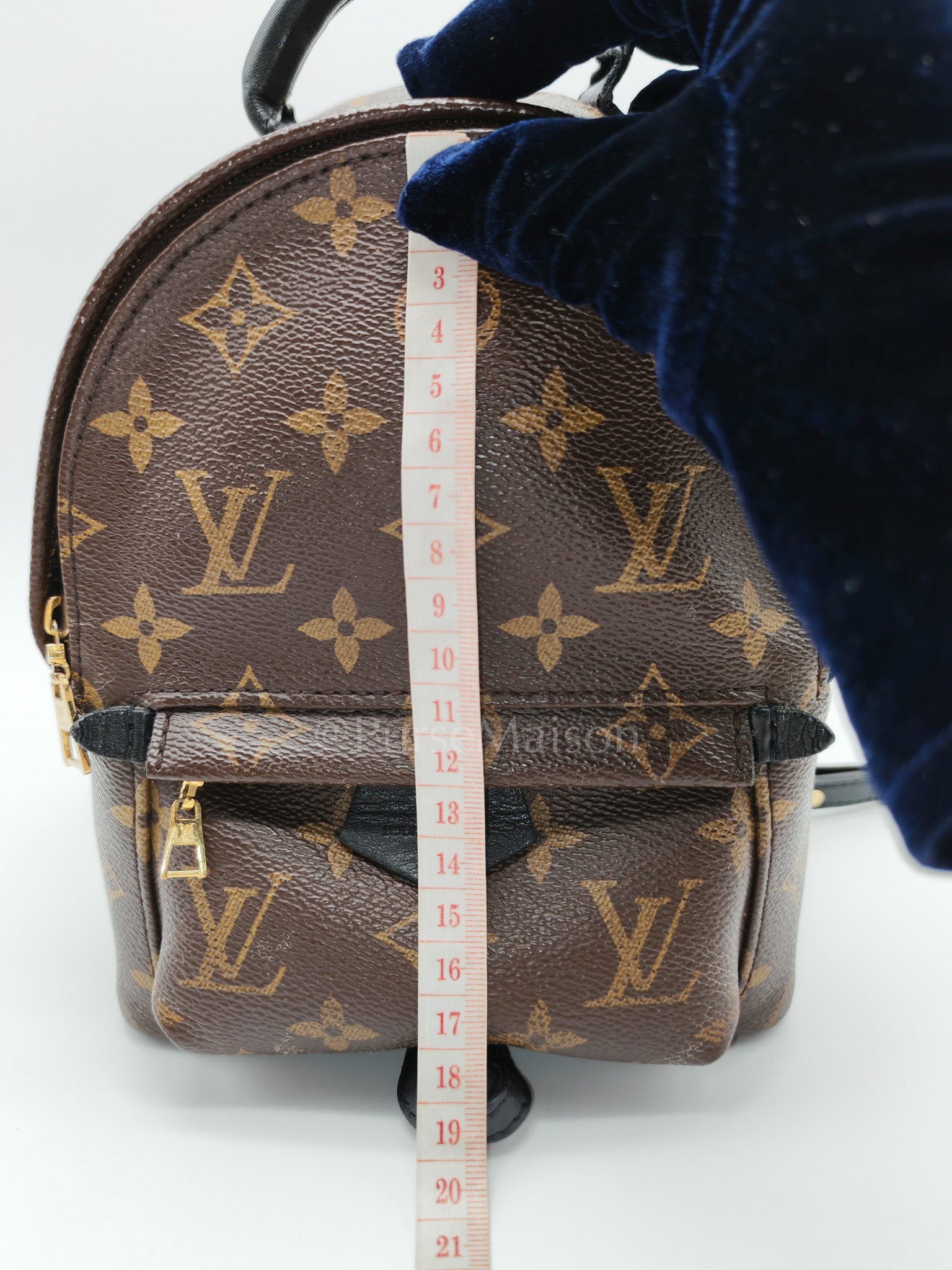 Mini Palm Spring Backpack in Monogram Canvas & Gold Hardware (Datecode: CA1148) | Purse Maison Luxury Bags Shop