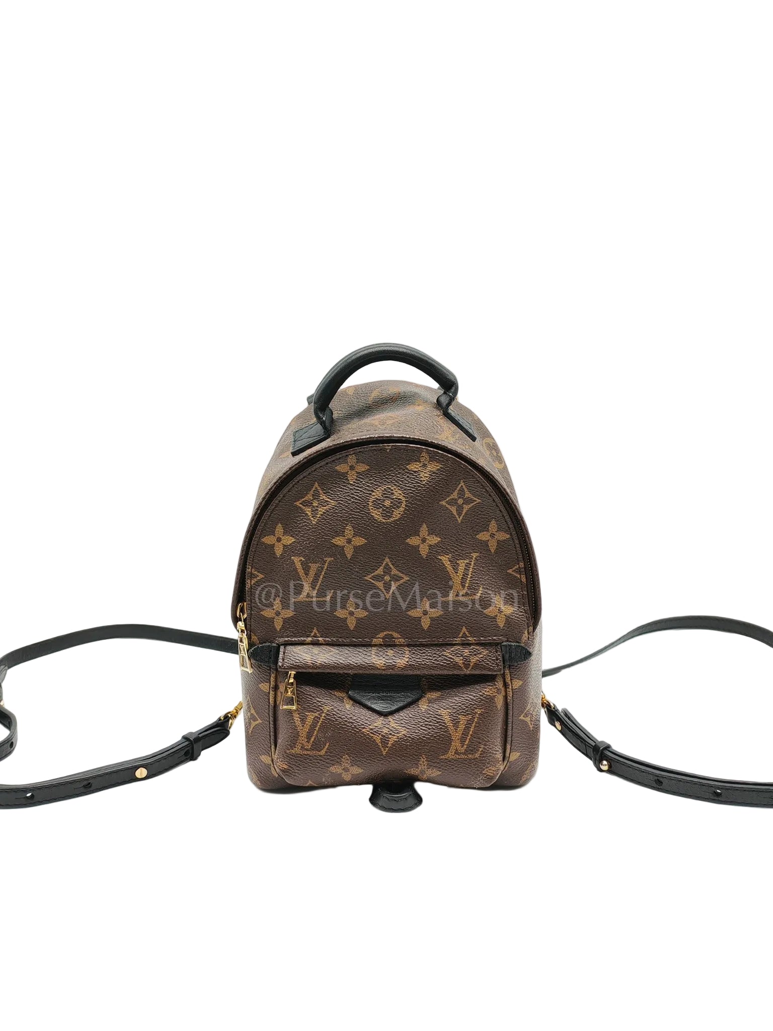 Mini Palm Spring Backpack in Monogram Canvas & Gold Hardware (Datecode: CA1148) | Purse Maison Luxury Bags Shop