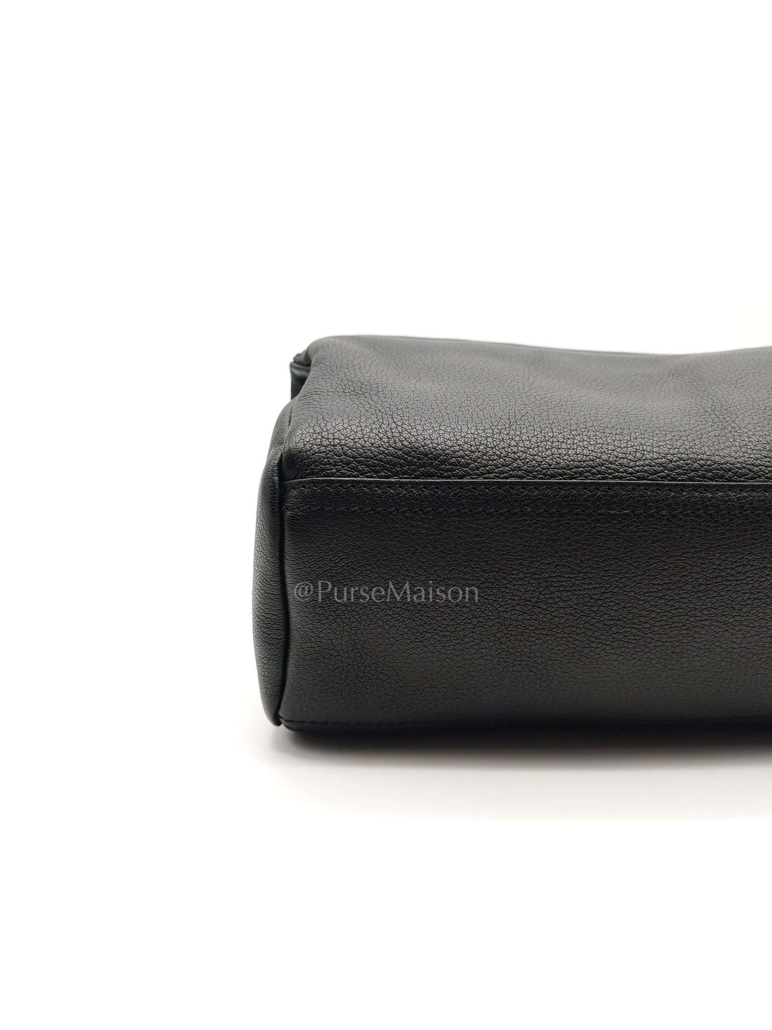 Mini Pandora in Black Grained Calfskin Leather Crossbody Bag | Purse Maison Luxury Bags Shop