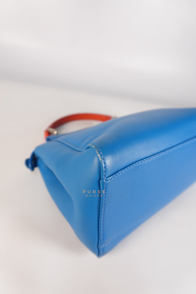 Mini Peekaboo Bicolor Light Blue and Orange Strap Bag | Purse Maison Luxury Bags Shop