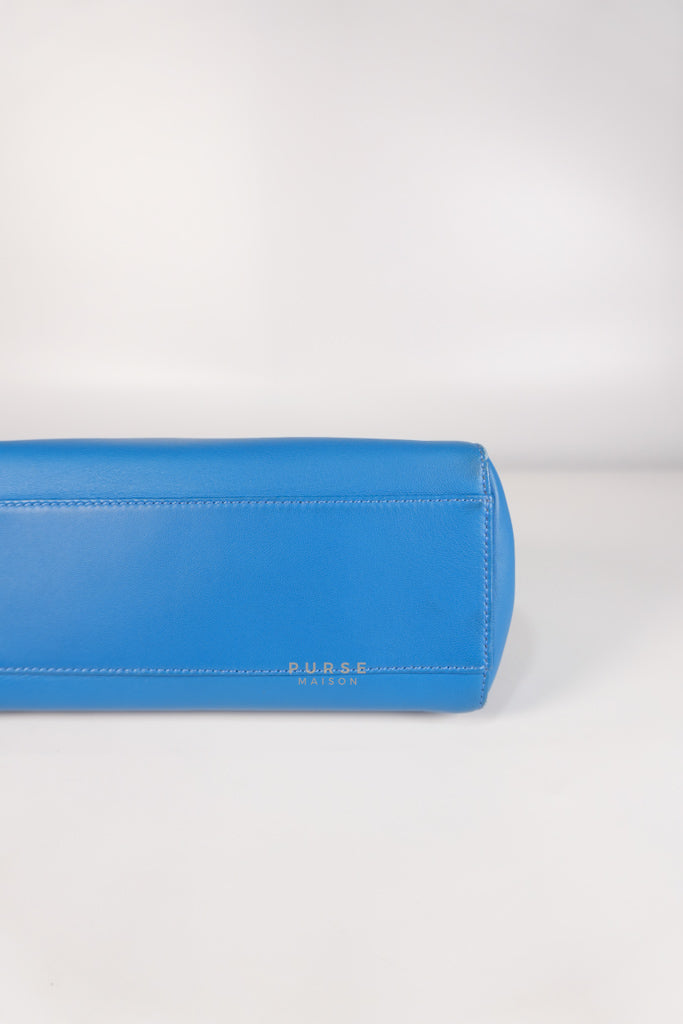 Mini Peekaboo Bicolor Light Blue and Orange Strap Bag | Purse Maison Luxury Bags Shop