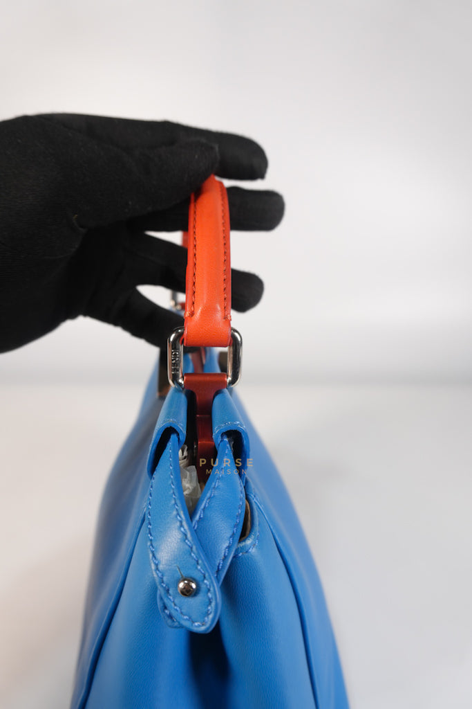 Mini Peekaboo Bicolor Light Blue and Orange Strap Bag | Purse Maison Luxury Bags Shop