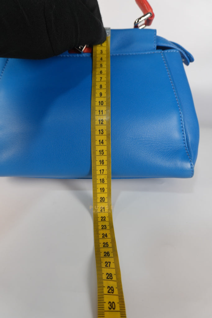 Mini Peekaboo Bicolor Light Blue and Orange Strap Bag | Purse Maison Luxury Bags Shop