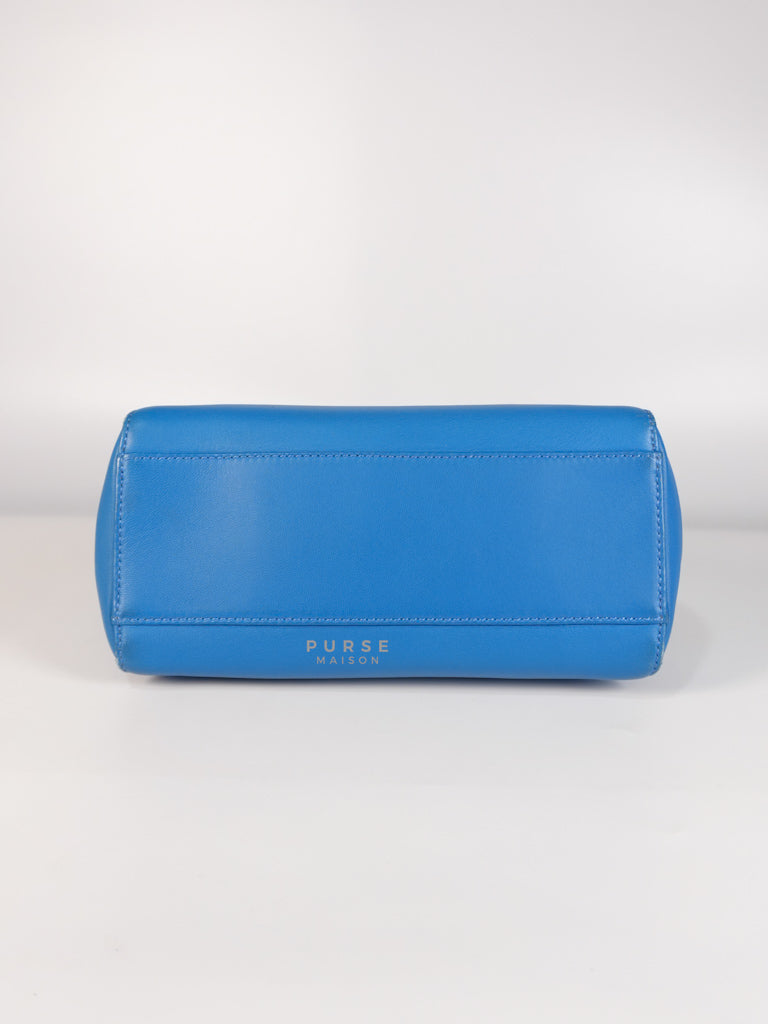 Mini Peekaboo Bicolor Light Blue and Orange Strap Bag | Purse Maison Luxury Bags Shop