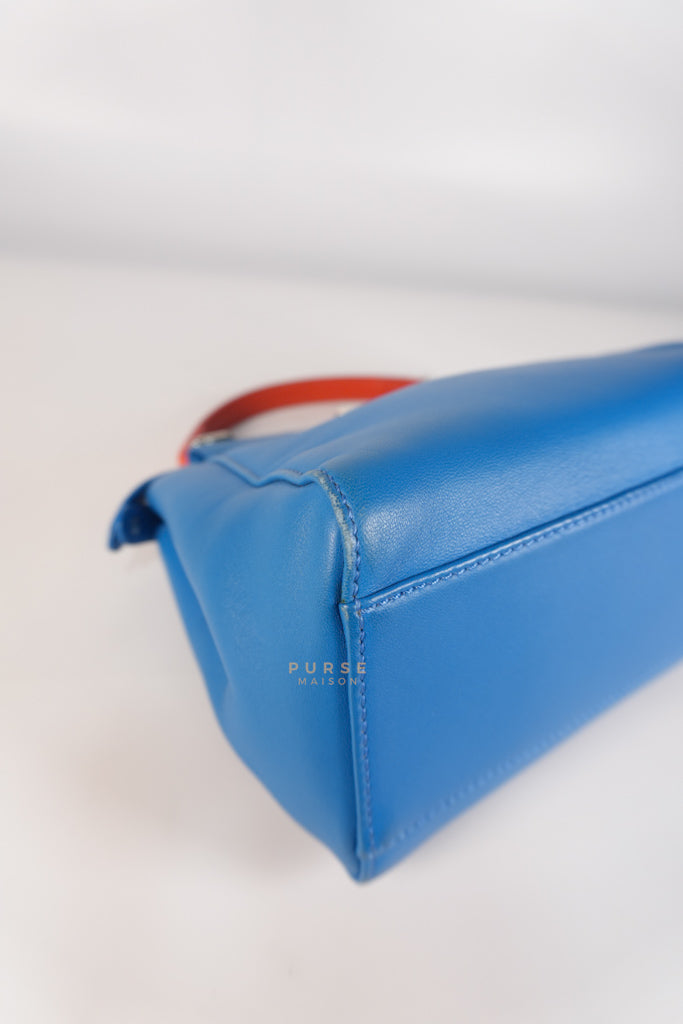 Mini Peekaboo Bicolor Light Blue and Orange Strap Bag | Purse Maison Luxury Bags Shop