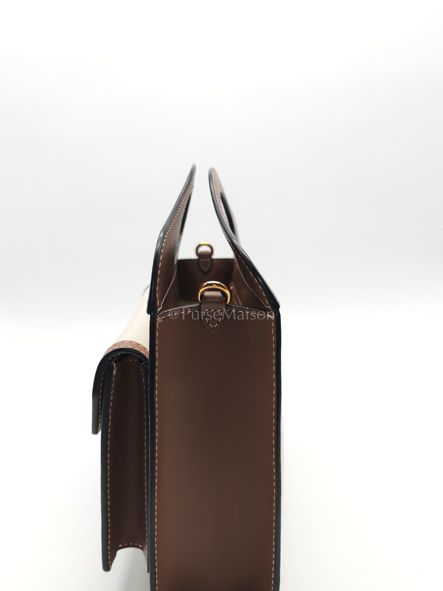 Mini Pocket Tote Bag - Natural | Purse Maison Luxury Bags Shop