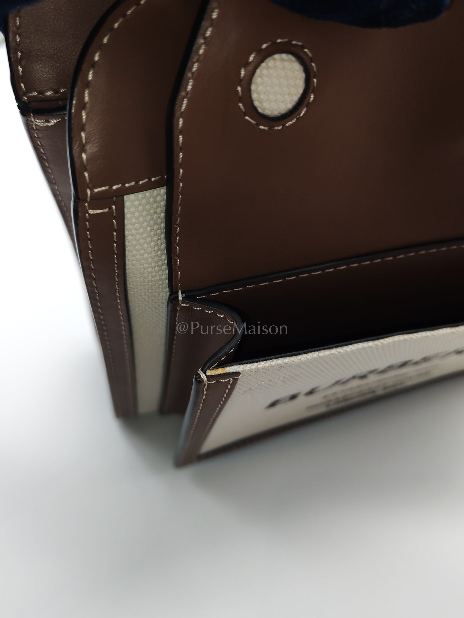 Mini Pocket Tote Bag - Natural | Purse Maison Luxury Bags Shop