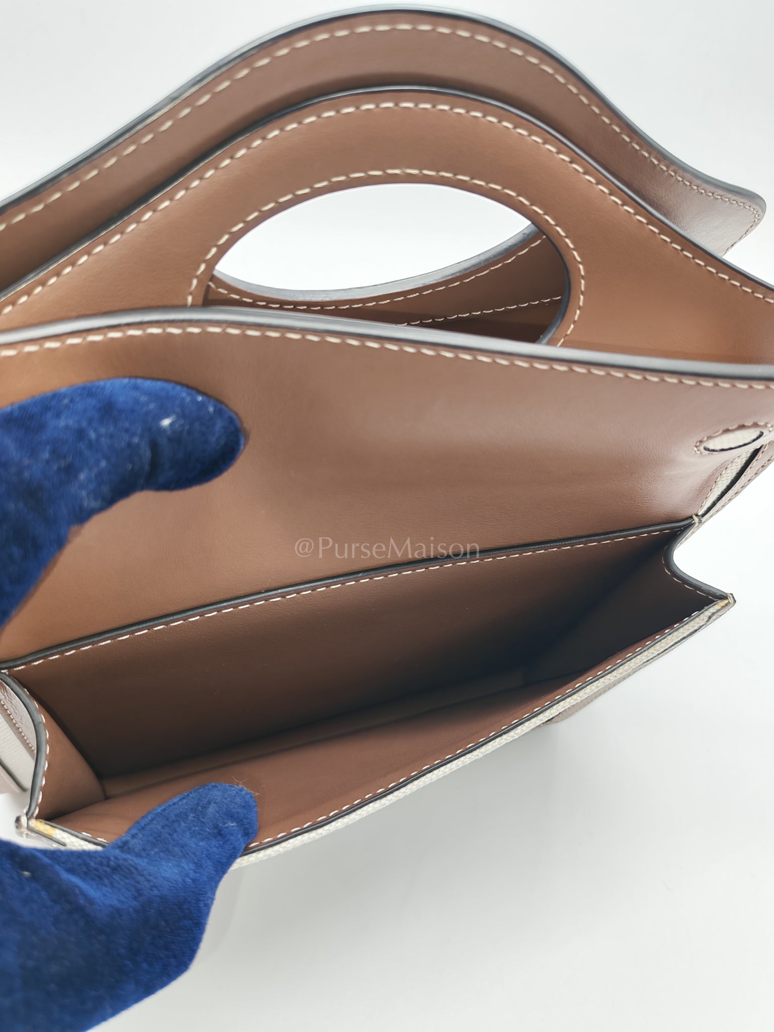 Mini Pocket Tote Bag - Natural | Purse Maison Luxury Bags Shop