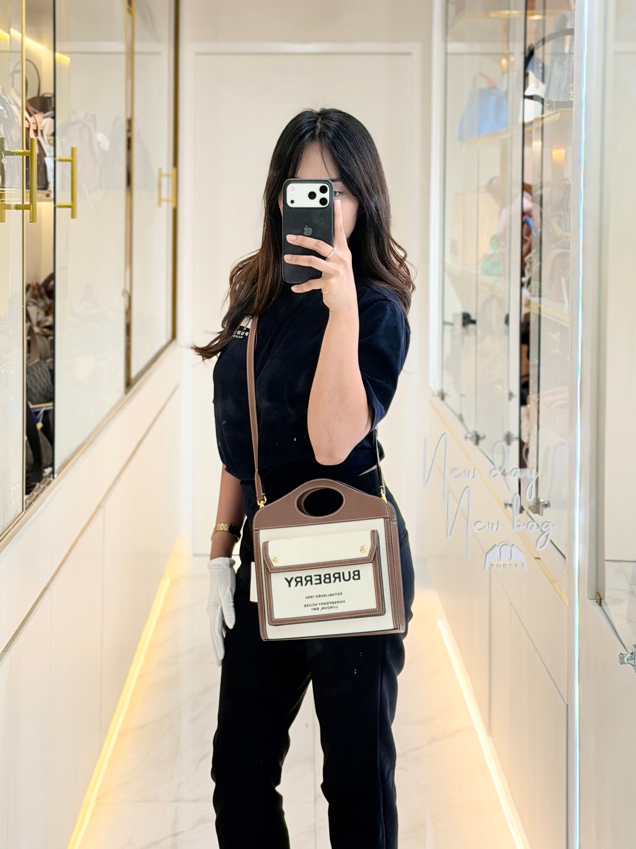 Mini Pocket Tote Bag - Natural | Purse Maison Luxury Bags Shop