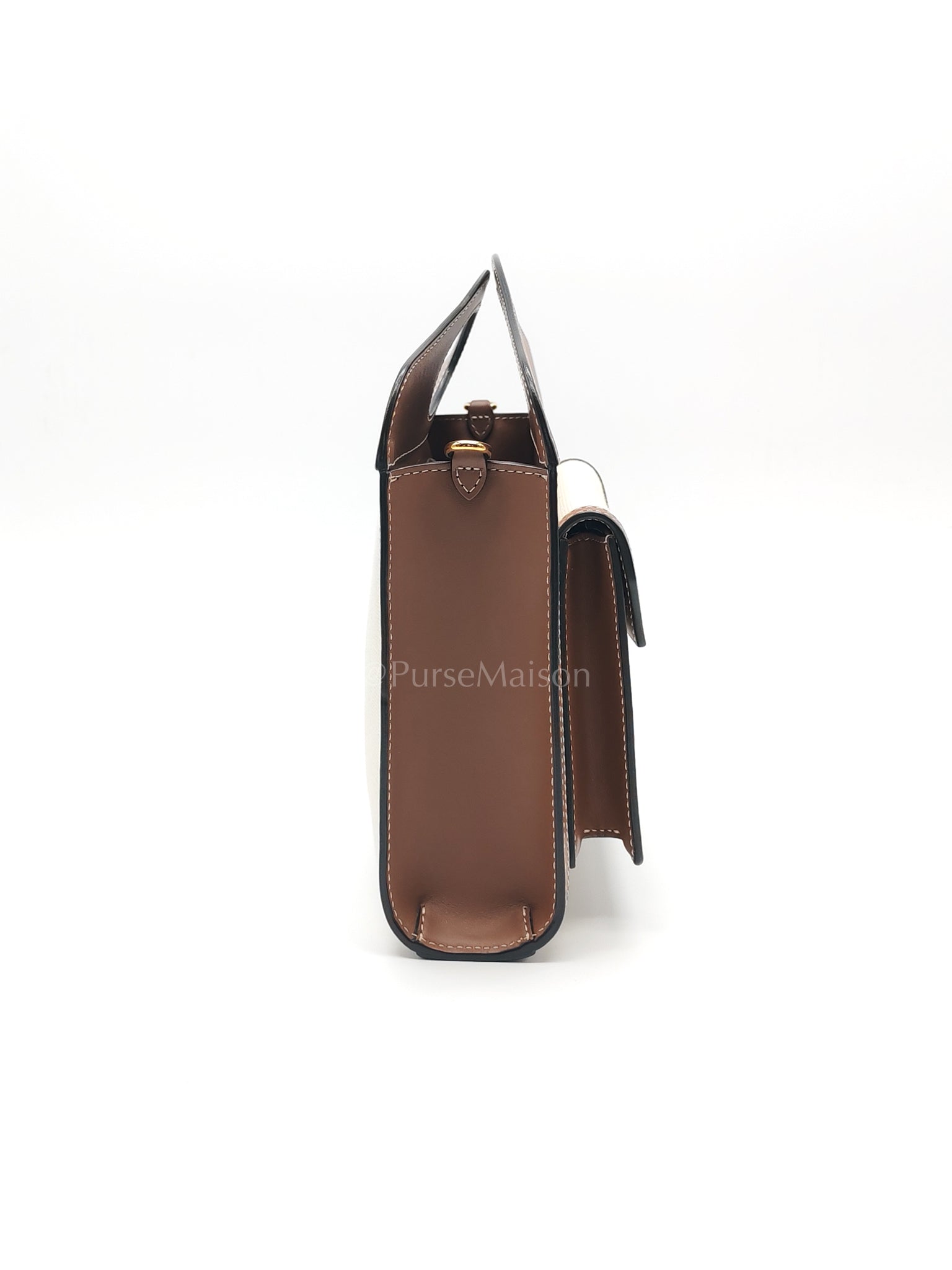 Mini Pocket Tote Bag - Natural | Purse Maison Luxury Bags Shop