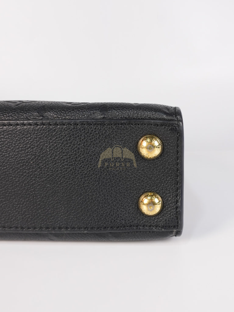 Mini Pont-Neuf in Black Monogram Empreinte Leather & Gold Hardware | Purse Maison Luxury Bags Shop