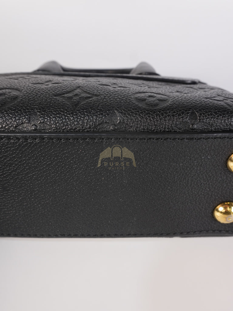 Mini Pont-Neuf in Black Monogram Empreinte Leather & Gold Hardware | Purse Maison Luxury Bags Shop