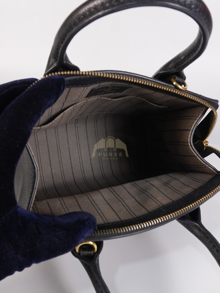 Mini Pont-Neuf in Black Monogram Empreinte Leather & Gold Hardware | Purse Maison Luxury Bags Shop