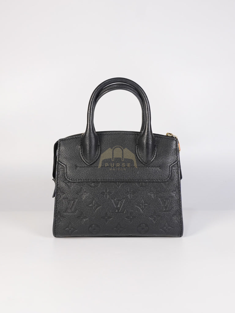 Mini Pont-Neuf in Black Monogram Empreinte Leather & Gold Hardware | Purse Maison Luxury Bags Shop