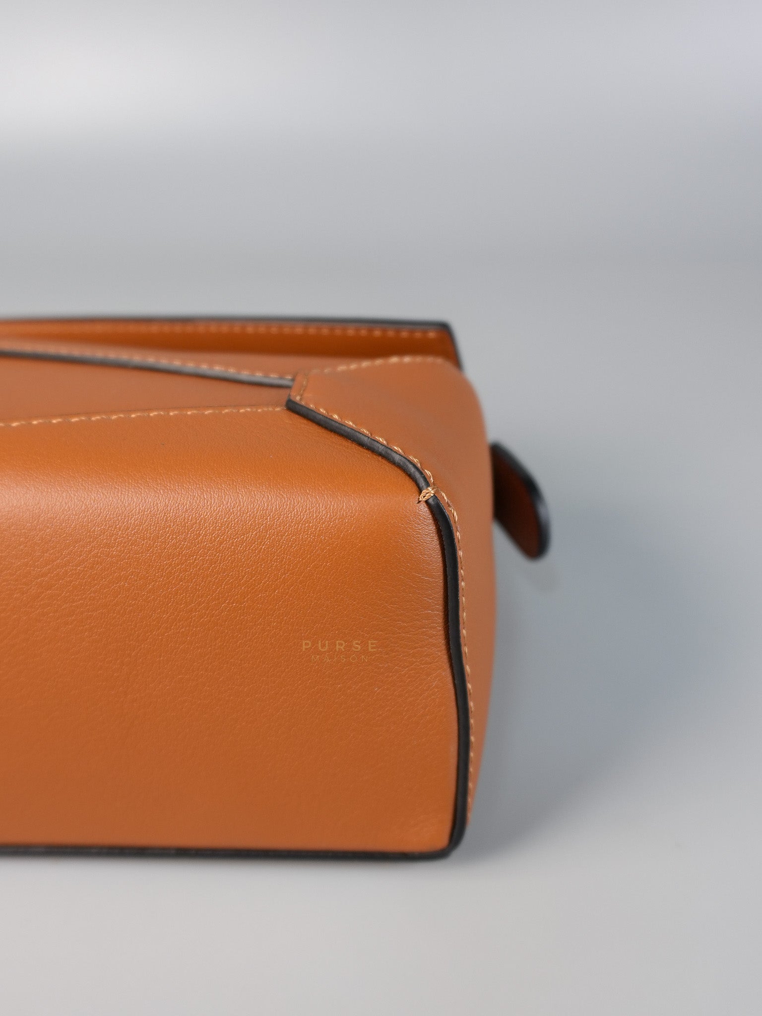 Mini Puzzle Tan Silver Hardware | Purse Maison Luxury Bags Shop