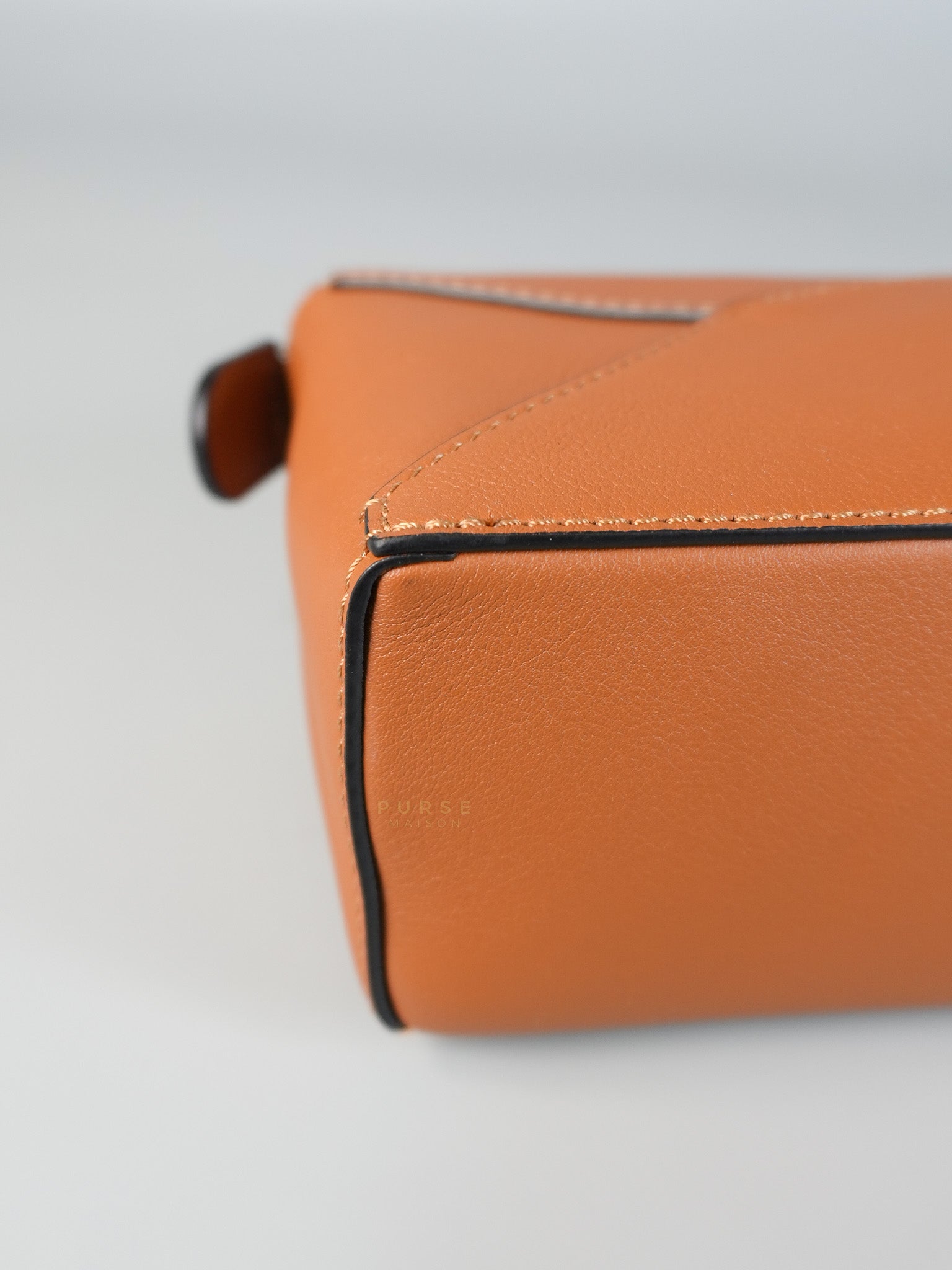 Mini Puzzle Tan Silver Hardware | Purse Maison Luxury Bags Shop