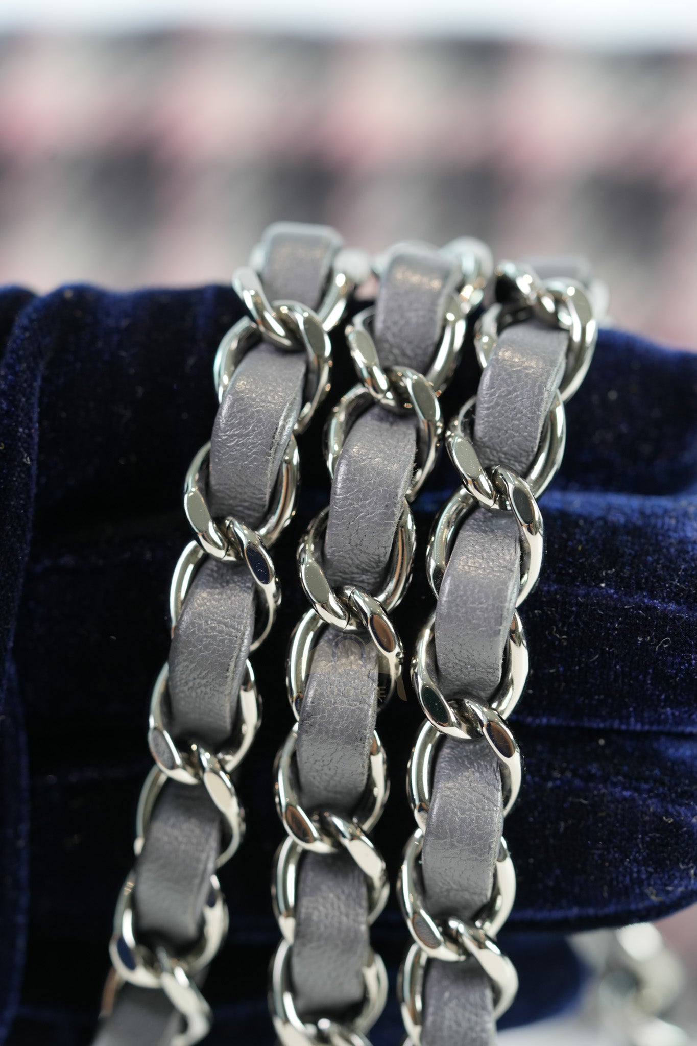 Mini Rectangle in Multicolor Wool Tweed Flap Crossbody Bag Silver Hardware (Microchip) | Purse Maison Luxury Bags Shop