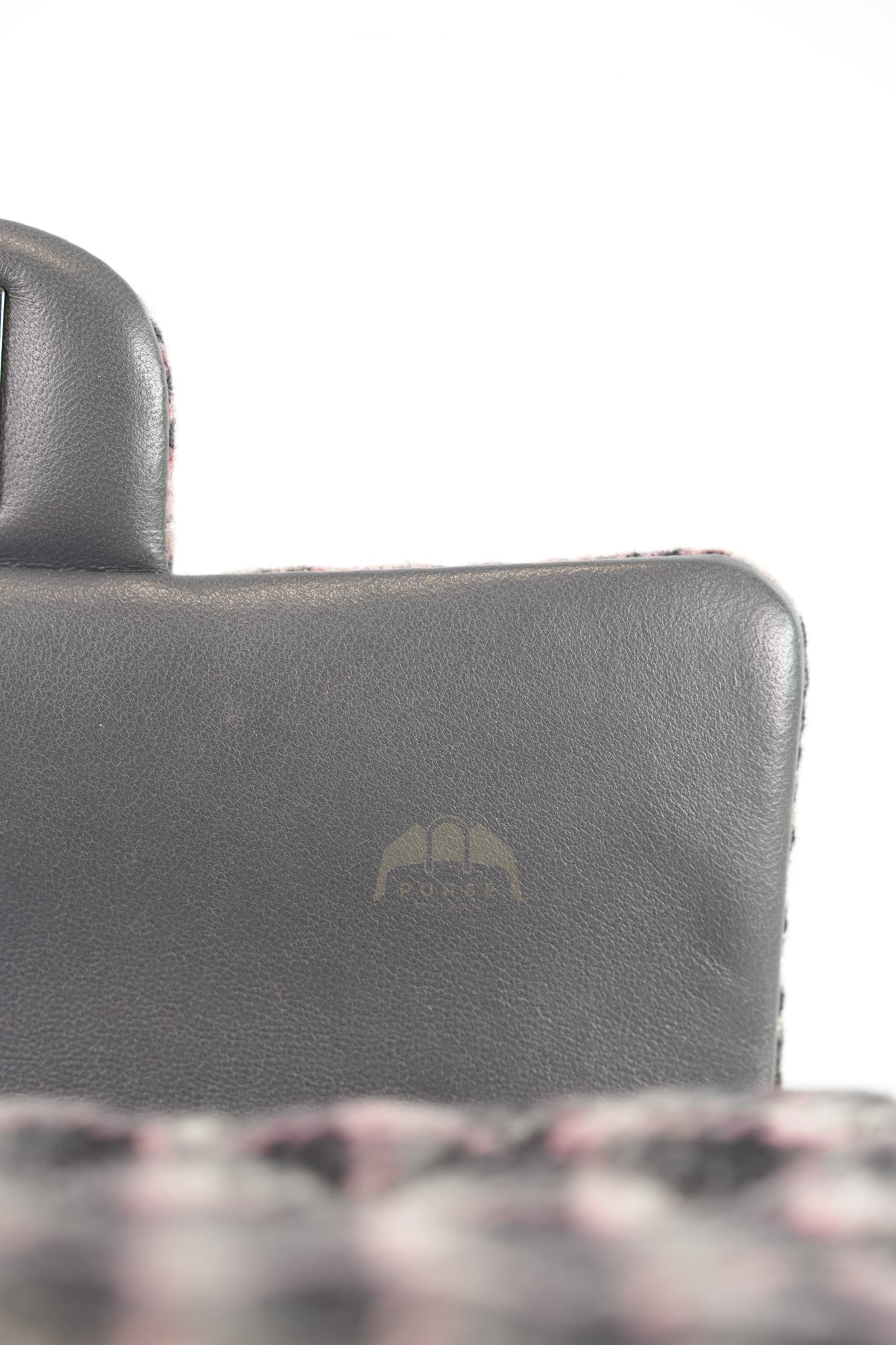 Mini Rectangle in Multicolor Wool Tweed Flap Crossbody Bag Silver Hardware (Microchip) | Purse Maison Luxury Bags Shop