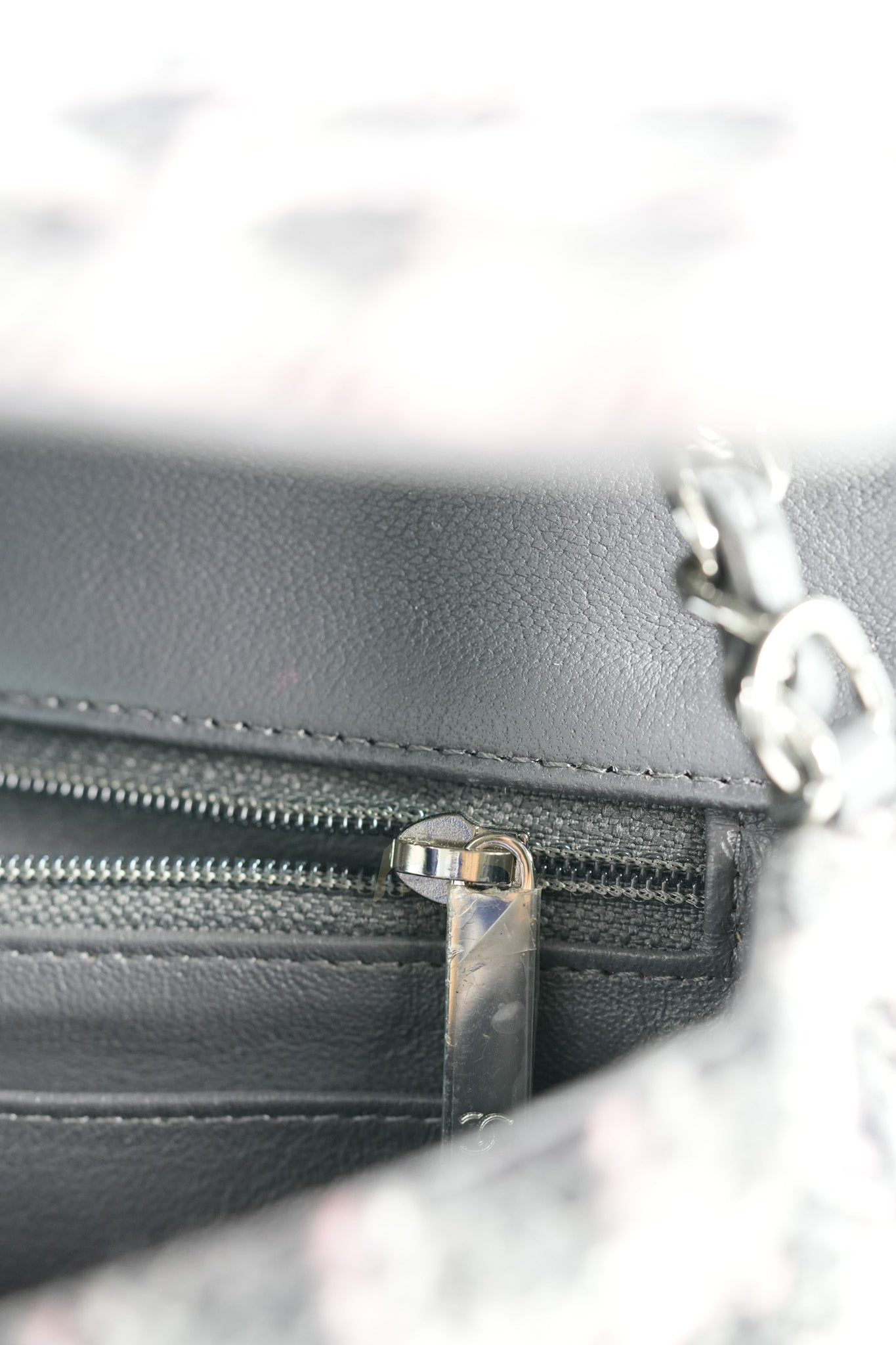 Mini Rectangle in Multicolor Wool Tweed Flap Crossbody Bag Silver Hardware (Microchip) | Purse Maison Luxury Bags Shop