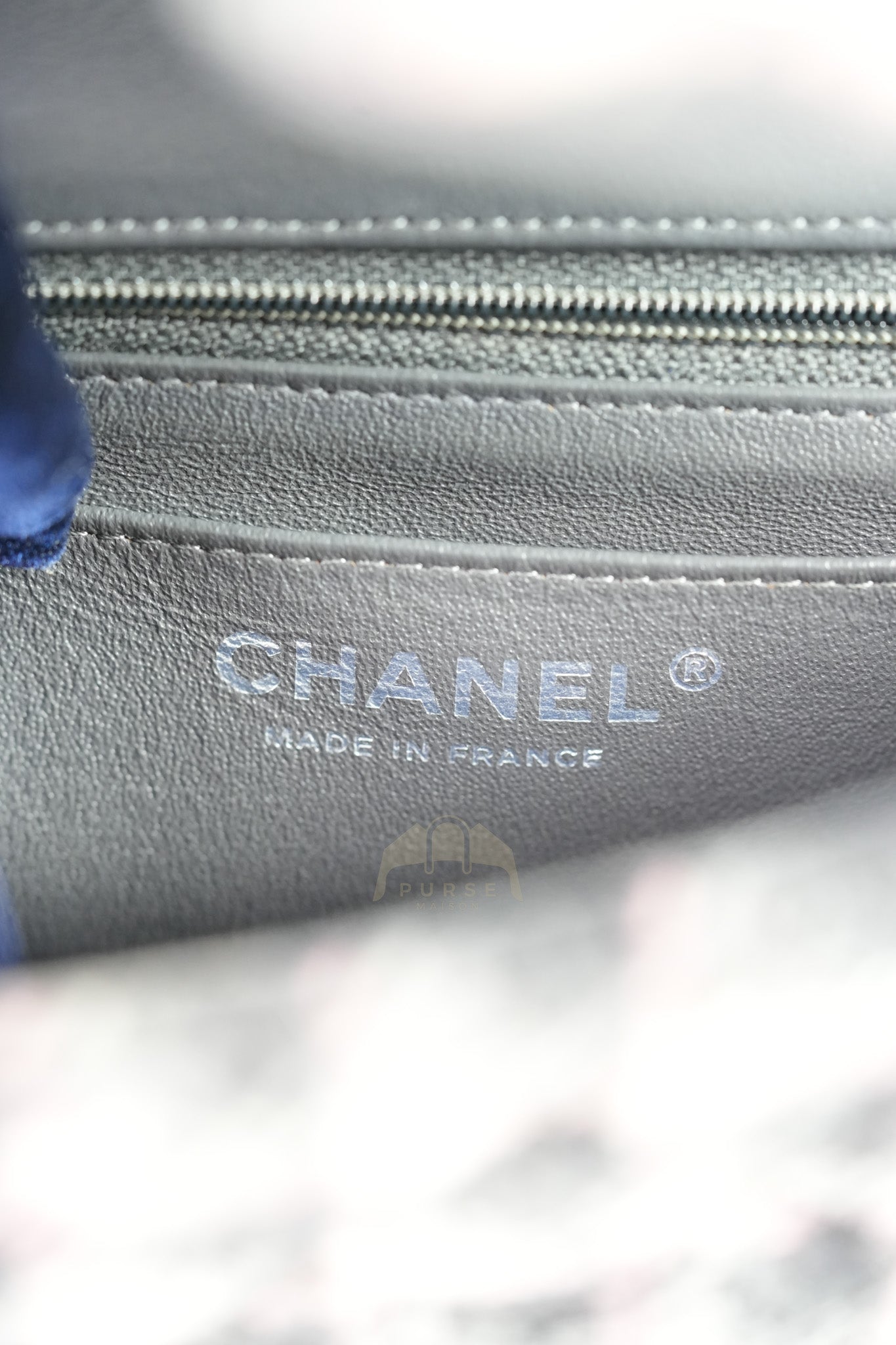 Mini Rectangle in Multicolor Wool Tweed Flap Crossbody Bag Silver Hardware (Microchip) | Purse Maison Luxury Bags Shop