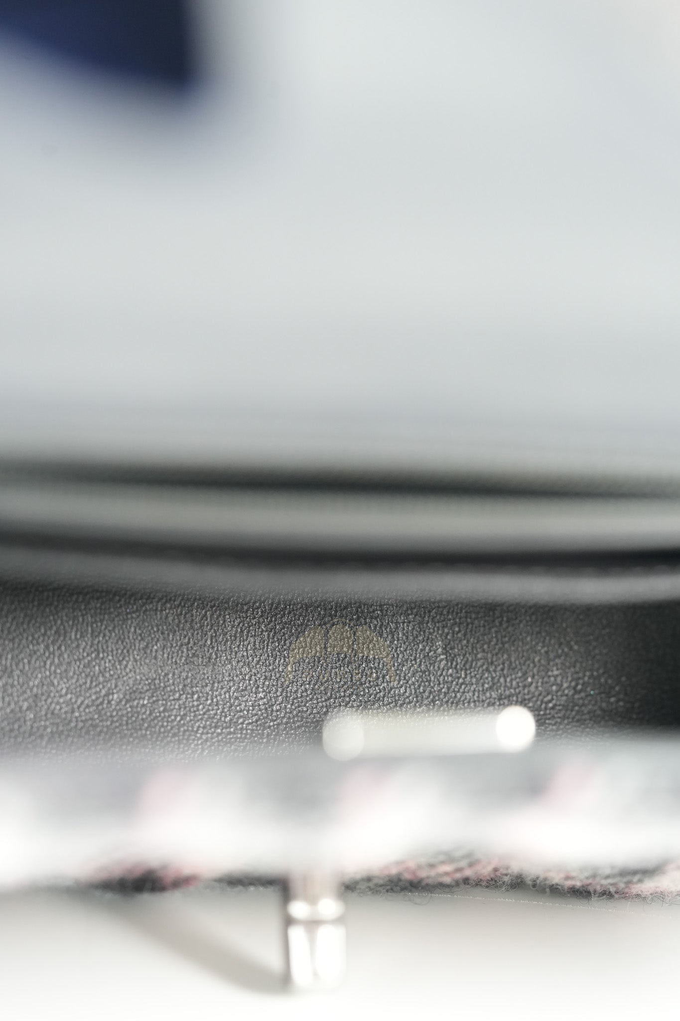 Mini Rectangle in Multicolor Wool Tweed Flap Crossbody Bag Silver Hardware (Microchip) | Purse Maison Luxury Bags Shop