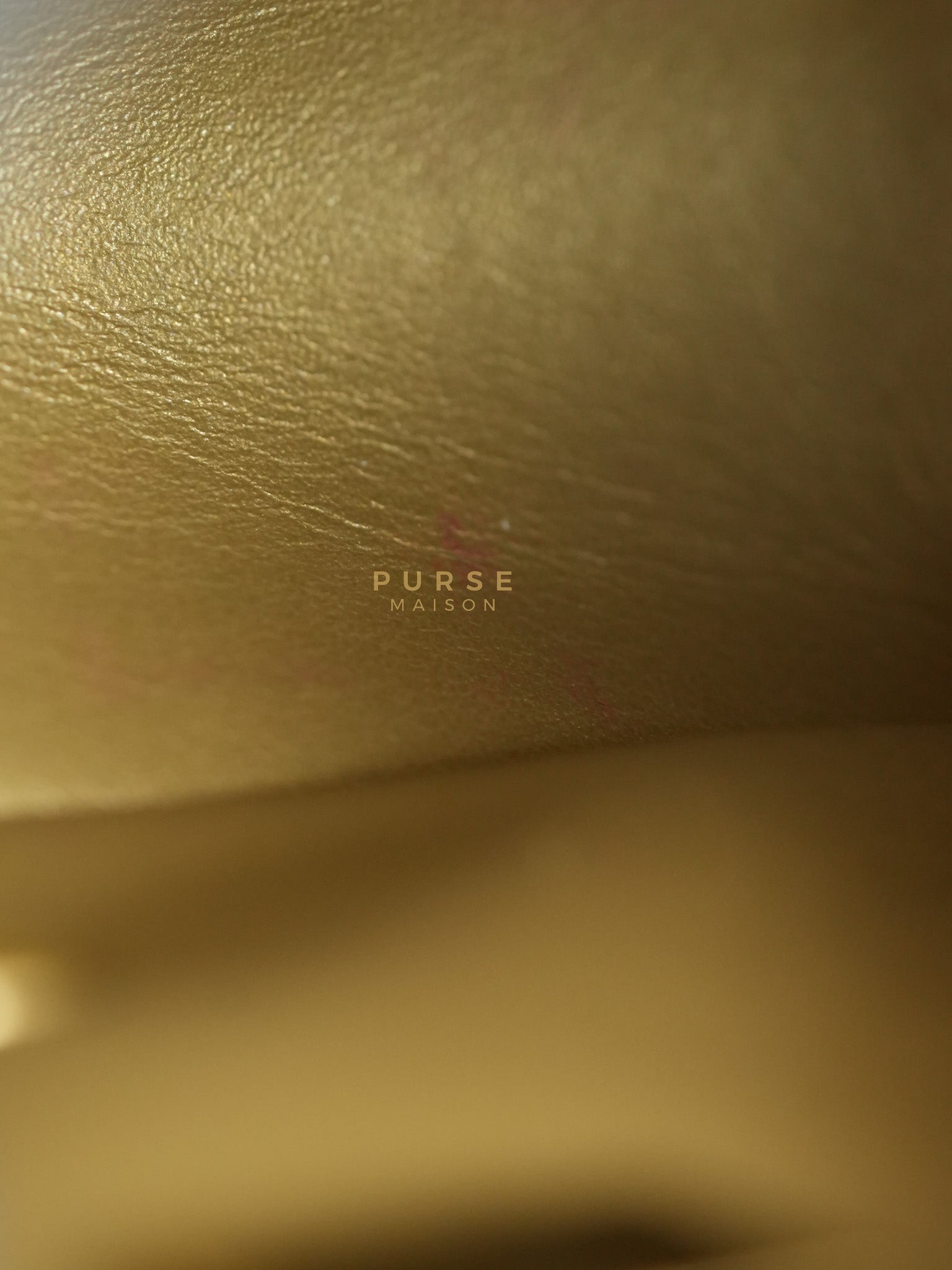 Mini Rectangle Pearl Crush in Light Purplish Gray Lambskin Leather and Aged Gold Hardware (Microchip) | Purse Maison Luxury Bags Shop