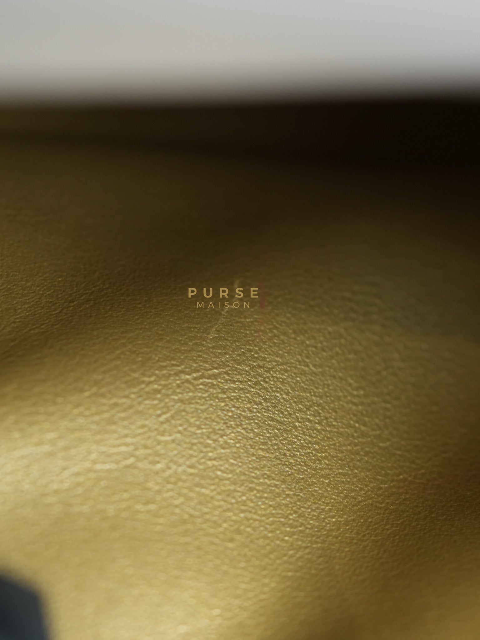 Mini Rectangle Pearl Crush in Light Purplish Gray Lambskin Leather and Aged Gold Hardware (Microchip) | Purse Maison Luxury Bags Shop