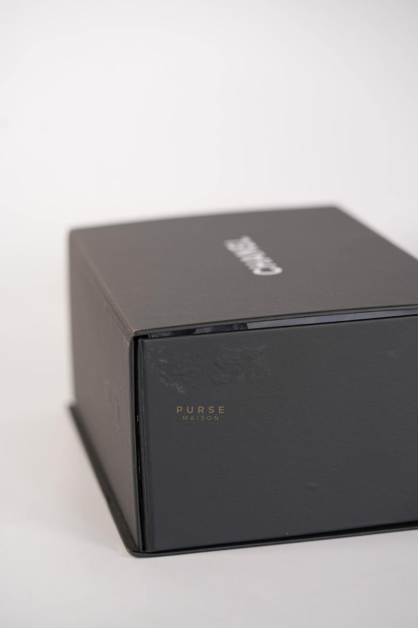 Mini Rectangular Flap Bag in Beige Lambskin Leather & Light Gold Hardware Microchip | Purse Maison Luxury Bags Shop