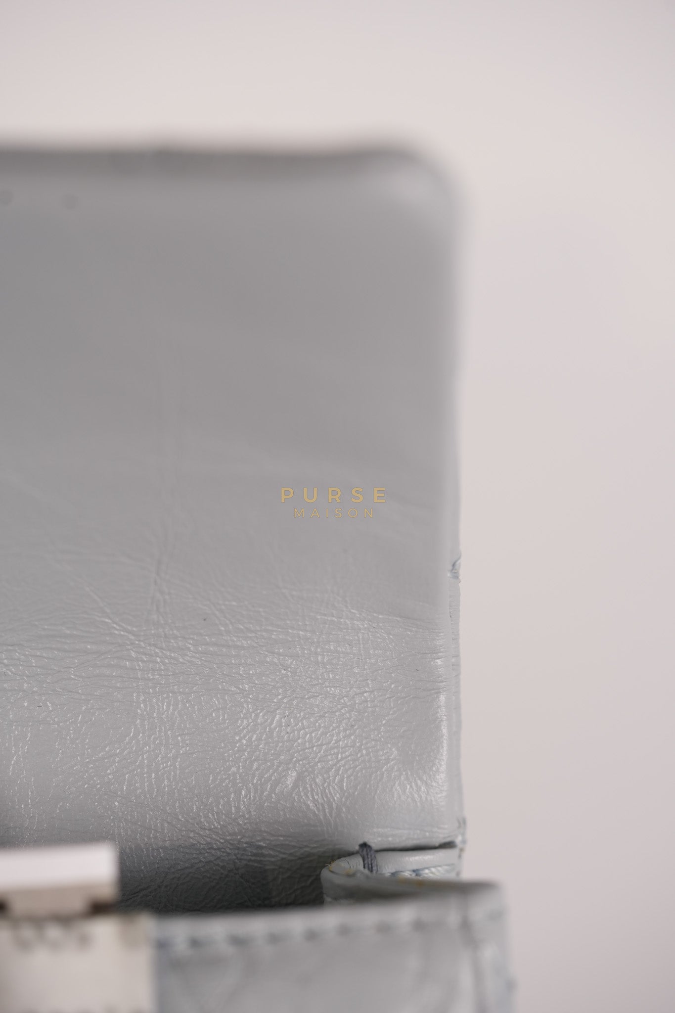 Mini Reissue Bum Bag in Distressed Calfskin Leather and Aged Gold Hardware Series 27 | Purse Maison Luxury Bags Shop