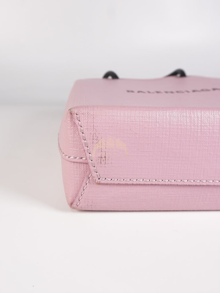 Mini Shopping Phone Holder in Pink Canvas Tote Bag | Purse Maison Luxury Bags Shop