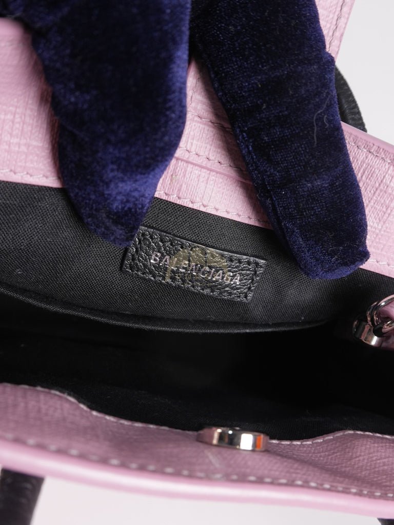 Mini Shopping Phone Holder in Pink Canvas Tote Bag | Purse Maison Luxury Bags Shop