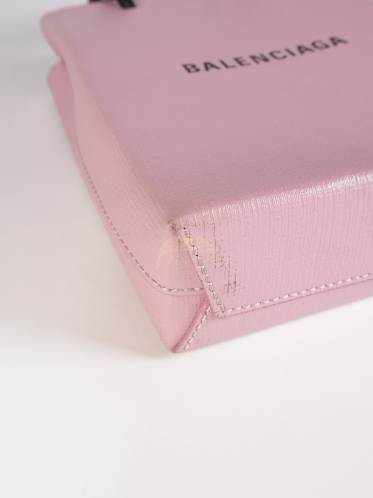 Mini Shopping Phone Holder in Pink Canvas Tote Bag | Purse Maison Luxury Bags Shop